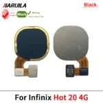 Home Button For Infinix Hot 20 4G 5G 20S Note 10 693 Fingerprint Sensor Home Return Key Menu Power Button Flex Ribbon Cable - Image 2