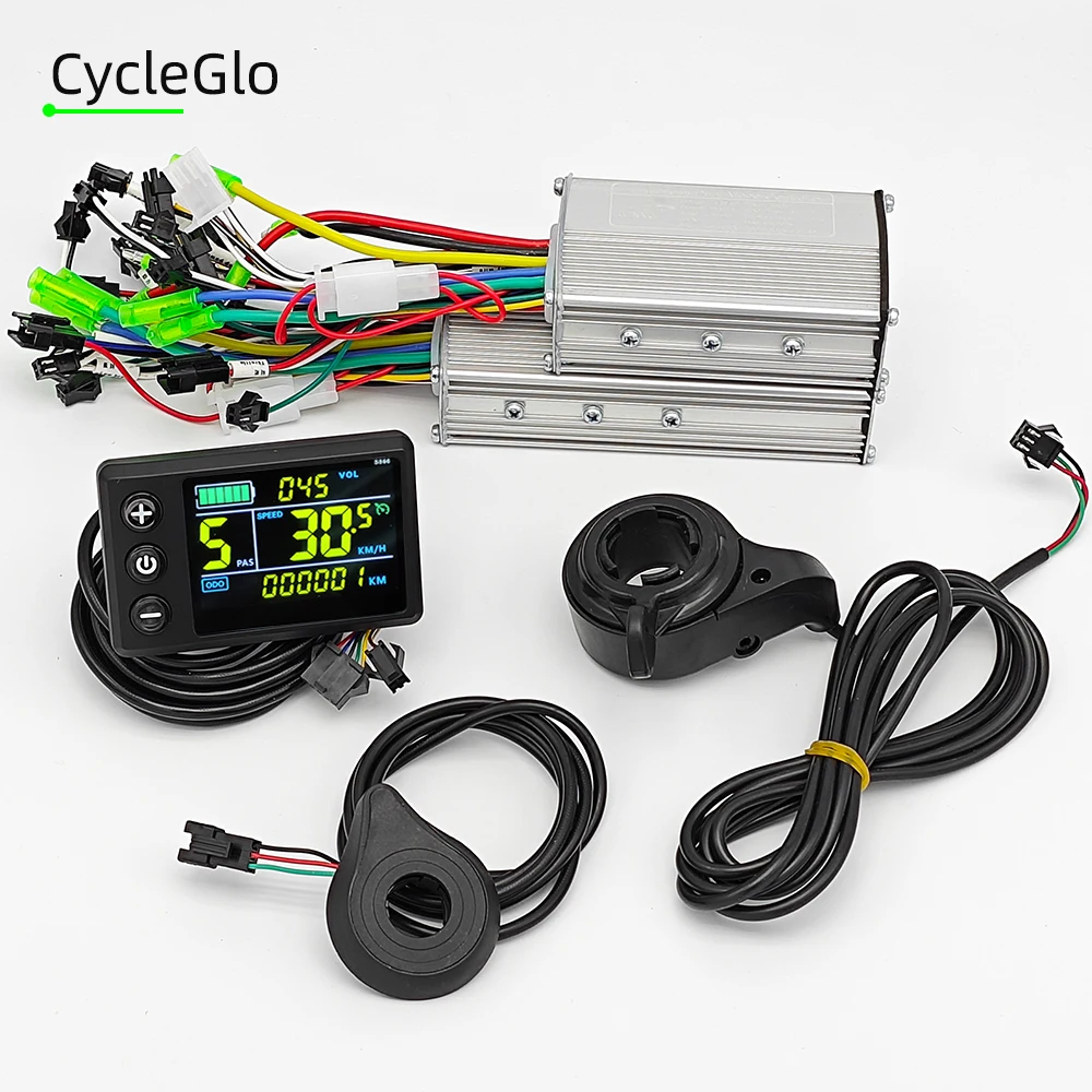 kf-Sd2056097f48b4d7b8ba7ef2c186ed3fdE Ebike Brushless Motor Controller 500W 22A 36V 48V with S866 LCD Color Display Set for Electric Mountain Bike Scooter Accessories - Image 1