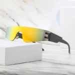 New Fashion Colorful Sports Sunglasses Women Cyberpunk Frameless Sun Glasses Anti Ultraviolet Driving Shades UV400 Oculos De Sol - Image 3