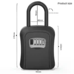 Durable Steel Wire Key Storage Case 4 Digit Code Hanging Design Password Key Box Waterproof Key Organizer Box for Home Security - Image 5