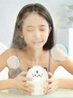 250ml New Desktop Humidifier With Colorful Atmosphere Light Cold Mist Aroma Diffuser Home Bedroom Humidifier Purifies - Image 5