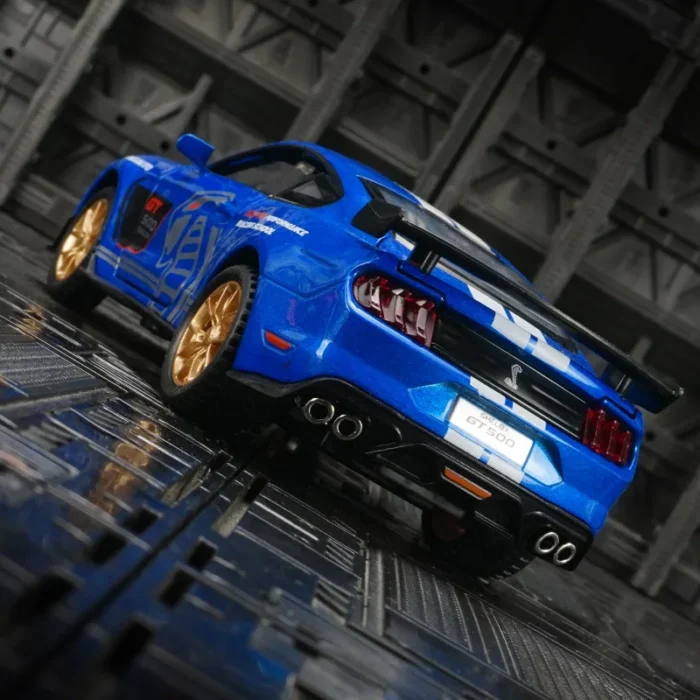 1:32 Ford Mustang GT500 alloy supercar car model acousto-optic toy doors can be opened has sound and lighting functions - Image 2