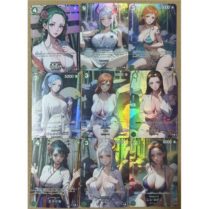 Anime One Piece Characters Hancock Nami Robin Yamato Uta Reiju Vivi Perona Rebecca Diy Collection Cards Christmas Birthday Gifts - Image 6