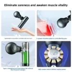 New Mini Handheld Vibration Massage Gun Portable Muscle Relaxation Electric Massager FitnessVibrator-massagers - Image 5