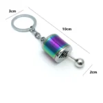 Beautiful Car Modification Pendant Six Gear Shift Keychain Car Pendant Shifter Metal Keyring - Image 6