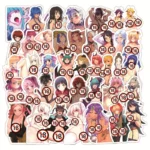 10/50/100/200/500PCS No Repeat Exclusive Sexy Nude Waifu Endless Beauty Temptation Adult Series Stickers (18+)