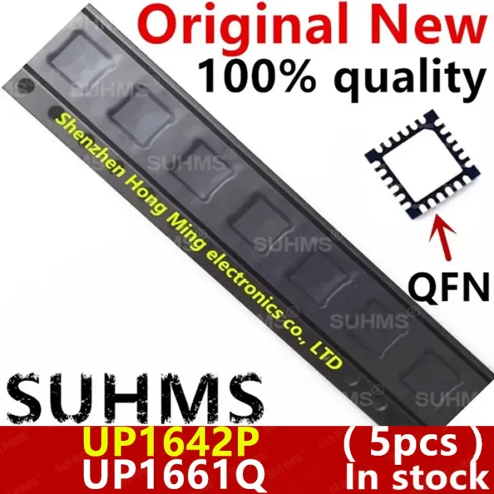 (5piece)100% New UP1661Q UP1661QQAG UP1642PQAG UP1642P QFN-24 - Image 1