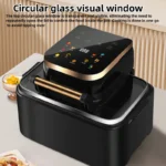 220V Automatic Air Fryer 12L Large Capacity Home Visual Fryer Multifunctional Smokeless Oil-free Electric Fryer Non-Stick - Image 4