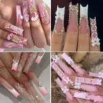 12Grids-Box Mixed 3d Alloy Hollow Butterfly Nail Charms With Mini Acrylic Flower+Round Diamond Nail Art DIY Manicure Supplies - Image 2