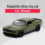 Caipo 2022 Dodge Challenger 1/44 Alloy Diecast Car Model Toy With Pull Back /For Children Gifts /Educational Toy Collection