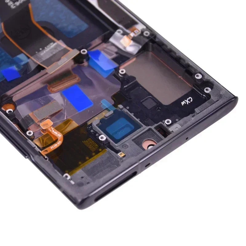 kf-Sf33ea97c23ae45f899128951d024ea9fZ AMOLED Note 10 Plus Screen For Samsung Note10+ N975F Lcd Display Touch Screen with Frame Support S Pen Fingerprints - Image 4