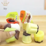 Novelty Pudding Pendant Food Play Reduce Pressure Keychain Fragrance Antistress Fidget Stress Relieving Backpack Decor Kids Toys - Image 2