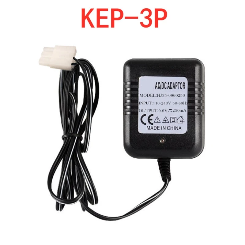 kf-H6e7f29b0b8f84c3fabe58e281d07bd6cC Charger For 9.6V Ni-Cd Ni-MH Battery Input AC 110V-240V Output 9.6V 250mA With Tamiya KET-3P Plug For RC Toy - Image 1