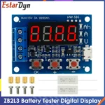 ZB2L3 Battery Tester LED Digital Display 18650 Lithium Battery Power Supply Test Resistance Lead-acid Capacity Discharge Meter