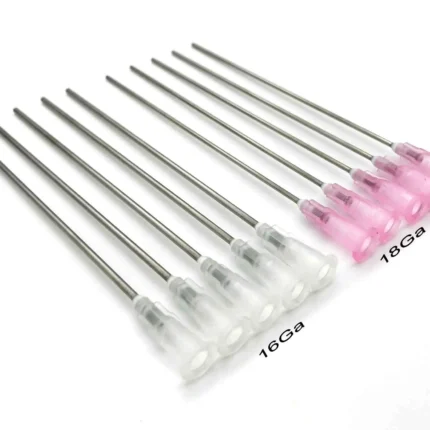5/10/25pcs Tip 16Ga 18Ga Extra Long Total length 100mm Blunt Tip Flat Head Paste Syringe Adhesive Glue Liquid Dispensing Needle