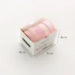 5Pcs Sakura Washi Tape Set Basic Decorative Adhesive Tape Journal Supplies Washitape Stationery Scrapbooking Cute Masking Tape - Image 3