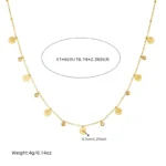 DIEYURO 316L Stainless Steel Zircon Love Star Flower Tree of Life Eye Necklace Girl New Trend Fashion Neck Chain Jewelry Gift - Image 3