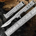Titanium Alloy Scalpel Fast Open Folding Knife EDC Unpacking Pocket Knife Outdoor Camping Knife with 10pcs Replaceable Blades - Image 4