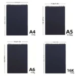 30 Sheets 8K 16K Coil Sketchbook Spiral Bound Eco-Friendly Thick Drawing Paper Acid Free A4 A5 A6 Artist Sketch Pad Oil Painting - Image 5