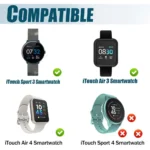 USB Charger Cable for iTouch Air 3 & iTouch Sport 3 / Air 4 Smartwatch Replacement Charging Base Station Magnet Cord 100cm - Image 6