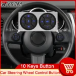 AD Universal 10 keys Steering Wheel Control Button Wireless Car Accessories Music GPS Navigation Radio Remote Control Buttons