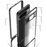 Metal Aluminum Alloy bumper Frame Phone Case For Google Pixel 7A 7 Pro 8A 8 Pro Detachable Buckle Back Cover Protection Sleeve - Image 5