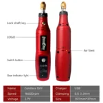 16000rpm USB Cordless Rotary Tool 3.7V Dremel Mini Drill Engraving Pen Electric Mini Wireless Drill Woodworking DIY Set - Image 5
