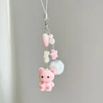 Cartoon Animal Mobile Phone Straps Camera Keychain Lanyard Short Women Anti-Lost Decoration Pendant For iPhone Case Girls Gift - Image 3
