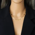 DIEYURO 316L Stainless Steel Zircon Love Star Flower Tree of Life Eye Necklace Girl New Trend Fashion Neck Chain Jewelry Gift - Image 6