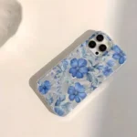 For Xiaomi Redmi Note 14 13 12 Pro Plus 5G 12S 11S 11 10 S Fashionable Blue Floral Pattern Phone Cover for Redmi 14C 13C 4G Case - Image 6