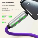 4 In 1 240W Fast Charging Data Cable PD USB Type C Charging Wire Multi Function USB To Type C Data Cord Quick Charge Cable Wire - Image 5