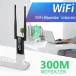300Mbps Wireless USB WiFi Repeater Extender WiFi Signal Amplifier Booster Long Range Wi-Fi Router Home Network Card Extension