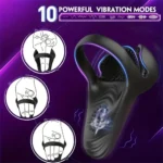 Vibrating Cock Ring Massageer Sex Toys Penis Ring Vibrator Silicone Rose Remote Control Vibrators Stimulator for Clitoral Anal - Image 2