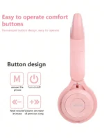 Cat Ears Headband Bluetooth Headphones New Wireless Bluetooth Headphones - Image 3