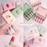 5 Colors/Box Cute Mini Capsule Lipstick Long Lasting Non-stick Cup Lip Tint Lipstick Pills Gift Set Lip Gloss Makeup Cosmetic - Image 3