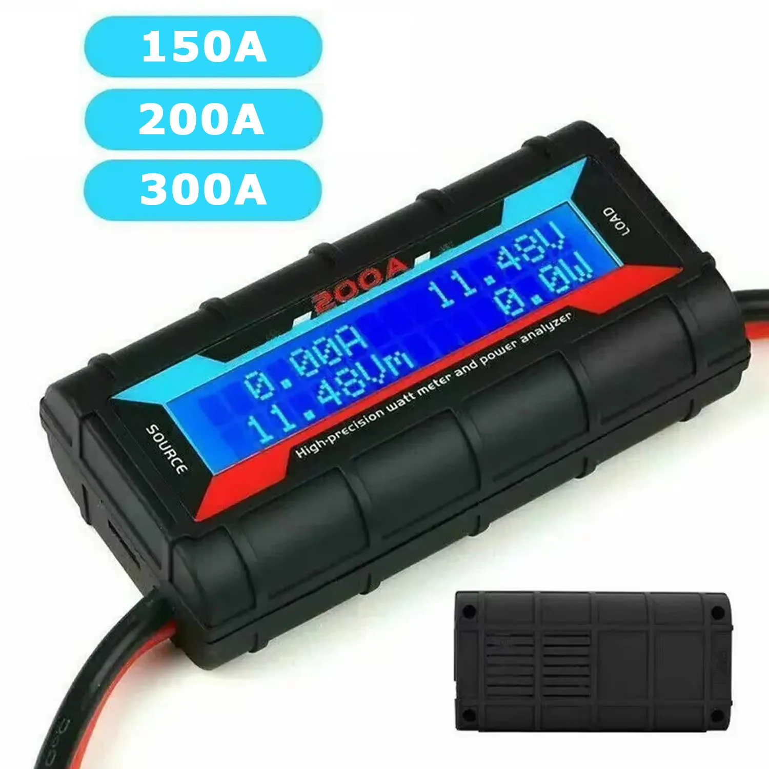 kf-S5050a6e2915b49e192601faf9ba155c8K LCD 150A 200A 300A 60V Digital Wireless Battery Tester Watt Meter Power Volt Amp Monitor Analyzer RC Airplane Battery Analyser - Image 1