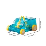 Mini Car Table Dust Cleaning Trolley Desktop Eraser Pencil Shavings Rubber Sweeper Garbage Truck Hand Push Glide Car Kids Toys - Image 5