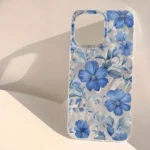 For Xiaomi Redmi Note 14 13 12 Pro Plus 5G 12S 11S 11 10 S Fashionable Blue Floral Pattern Phone Cover for Redmi 14C 13C 4G Case - Image 5