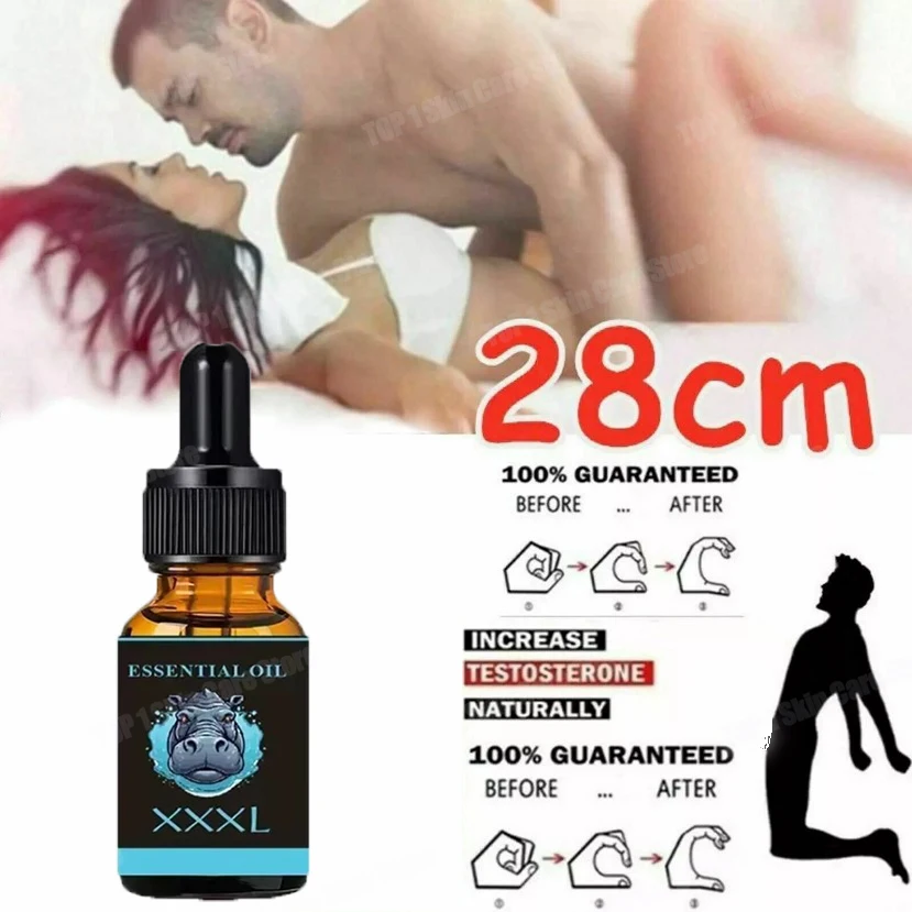 kf-S5742ff88fda245568e4cd630d4e23ec8r Penis Permanent Thickening, Increase XXL Growth Enlargement Massage Men's Cock Erection Lubricant Plant Extracts Massage Oil - Image 1