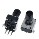 10pcs Rv09 Vertical 12.5mm Shaft 1k 2k 5k 10k 20k 50k 100k 0932 Adjustable Resistor 9 Type 3pin Seal Potentiometer