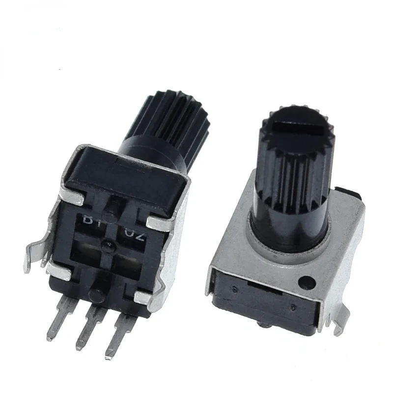 kf-S59ce61e4a68a41b0a914fb6408ff1cb2U 10pcs Rv09 Vertical 12.5mm Shaft 1k 2k 5k 10k 20k 50k 100k 0932 Adjustable Resistor 9 Type 3pin Seal Potentiometer - Image 1