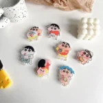 Anime Crayon Shin-Chan Mobile Phone Cushion Bracket Interest Crayon Shin-Chan Back Stick Telescopic Bracket Desktop Ornament - Image 3