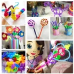 100/50Pcs Colorful Chenille Stems Pipe Cleaners Kids Educational Toys Handmade Plush Tinsel Twist Sticks For DIY Craft Supplies - Image 6