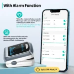 HealthTree Finger Pulse Oximeter Blood Oxygen Saturation Meter Heart Rate Monitor OLED Oximetro De Dedo SPO2 PR PI RR Bluetooth - Image 5