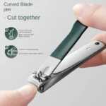 1/4 Pieces/set Manicure Set with Portable Leather Case and Nano Nail File - Fingernails & Toenails Clippers for Nail Care - Image 5