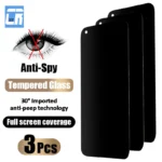 1-3Pcs Privacy Anti-spy Tempered Glass for Realme GT Neo 2 2T 3 3T 5 SE C55 C30 C31 C33 C35 Q3S Q5 GT3 GT2 Pro Screen Protector