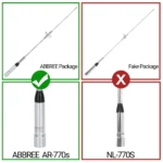 ABBREE AR-770S Dual Band VHF UHF Antenna High Gain 144/430MHz For TYT Baojie BJ-218 AR-2520 Amateur Car Radio Mobile Radio - Image 3