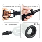 Penis Pump Sex Toys for Men Male Masturbator Penis Extender Vacuum Pump Penis Enlargement Enhancer Dick Trainer Massager Ring - Image 4