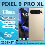 Brand New Pixel 9 Pro XL Smartphone 16GB+1TB 7.3inch HD Cell Phone 72+108MP Dual SIM 5G Mobile Phones 8800mAh Android15 Unlocked