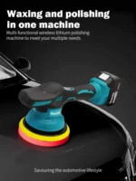 Makita 8 Gears Digital Display Car Polisher Electric Polisher Auto Car Waxing Polishing Machine For Makita 18v Battery